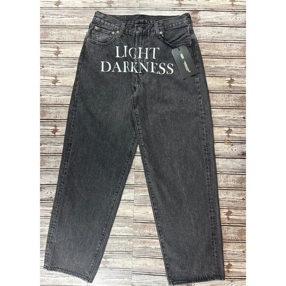 Levi's x Undercover "Light Darkness" Baggy Jeans Size 30 color Black NWT - Picture 1 of 8